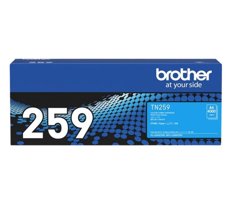 Brother TN-259C **NEW** CYAN SUPER HIGH YIELD CARTRIDGE TO SUIT MFC-L8390CDW/HL-L8240CDW -Up to... - Image 2