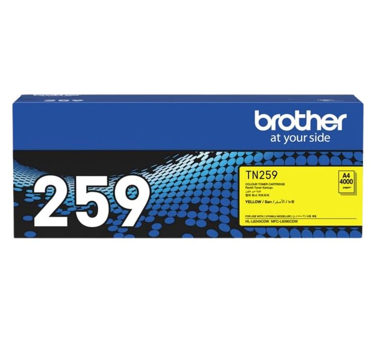 Brother TN-259Y **NEW** YELLOW SUPER HIGH YIELD CARTRIDGE TO SUIT MFC-L8390CDW/HL-L8240CDW -Up to... - Image 2