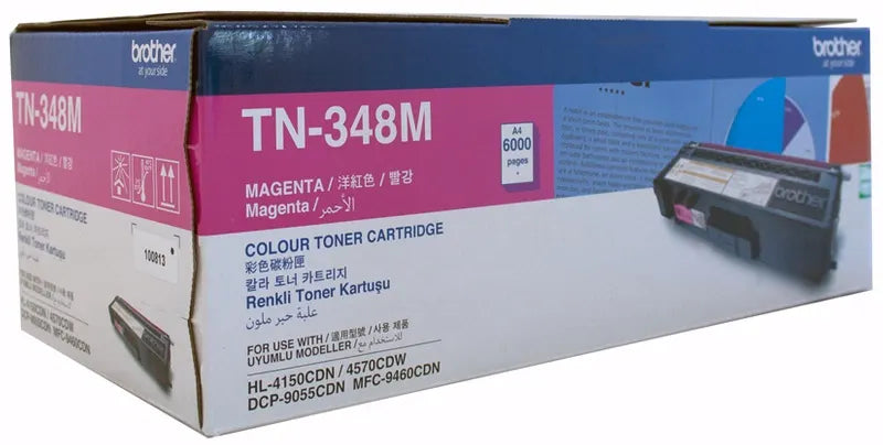 Brother TN-348M Colour Laser Toner - Super High Yield Megenta - HL-4150CDN/4570CDW, DCP-9055CDN,...