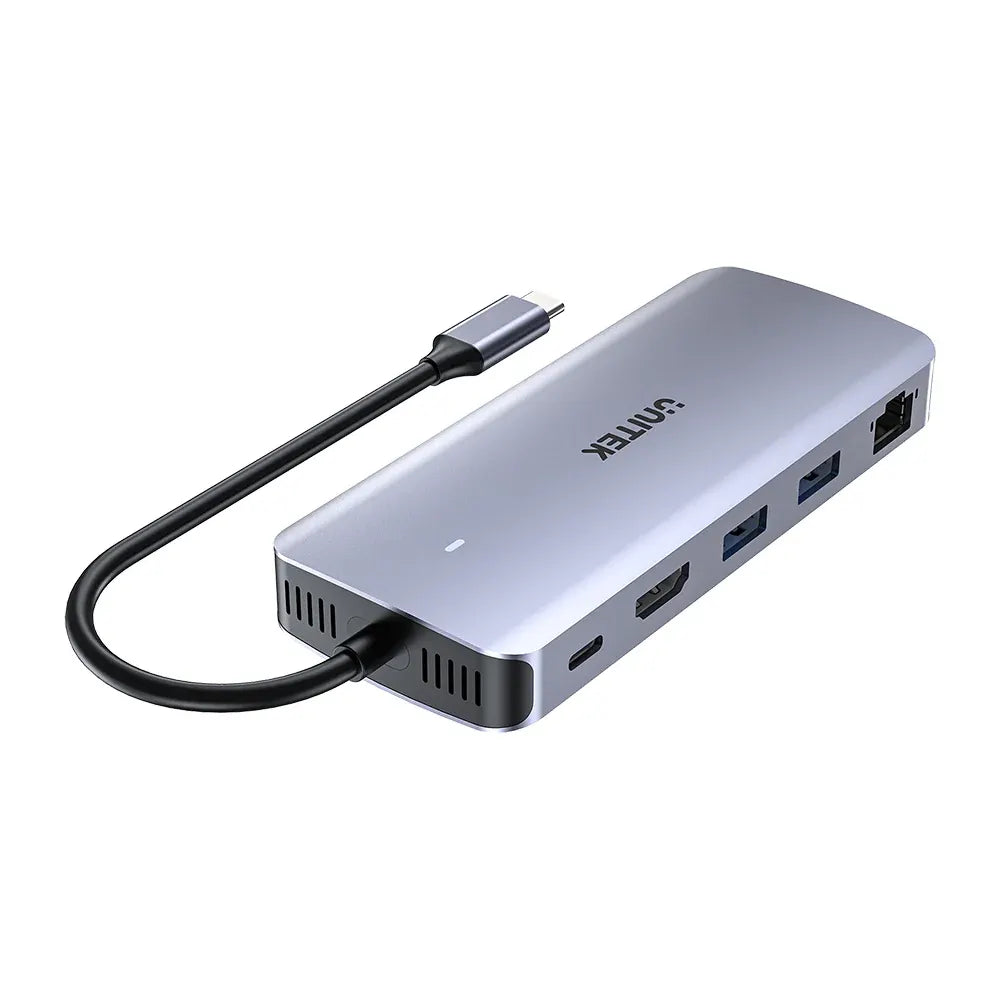 Unitek 6-in-1 USB-C Hub w/ M.2SSD Enc - Docking Stations