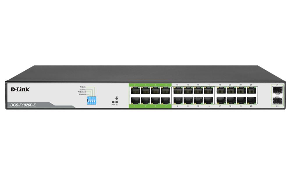 D-Link 26-Port Unmanaged PoE Switch - Network - Switches