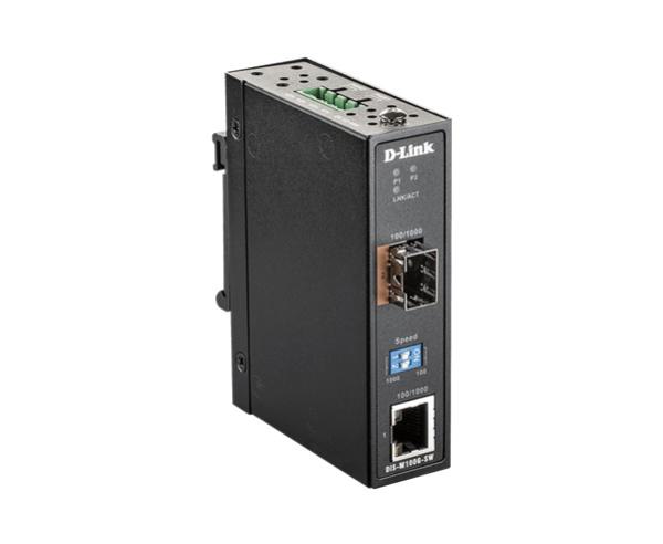 D-Link 2-Port Base-T-SFP Media Converter - Network - Switches