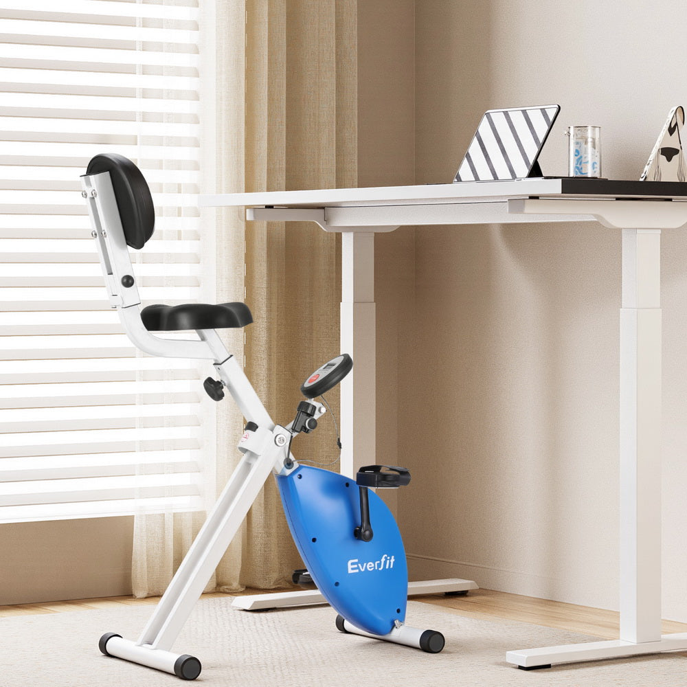 Everfit Under Desk Exercise Bike Magnetic Resistance X-bike Workouts 100kg Capacity - Image 7