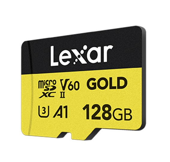 Lexar GOLD micro SDXC UHS-II Card 128G up to 280MB/s read, up to 100MB/s write FULL-HD 4K Video... - Image 2