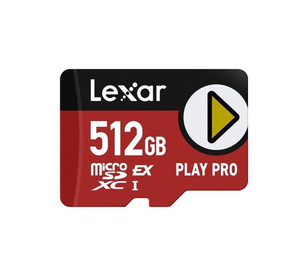 Lexar PLAY PRO microSDXC™ Express Card 512GB, microSDXC, high performance, microSD Express, up to...