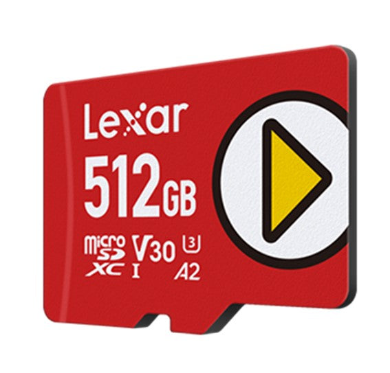 Lexar PLAY microSDXC™ UHS-I card 512GB Class 10, U3, V30, A2, up to 205MB/s read, up to 140MB/s w... - Image 2
