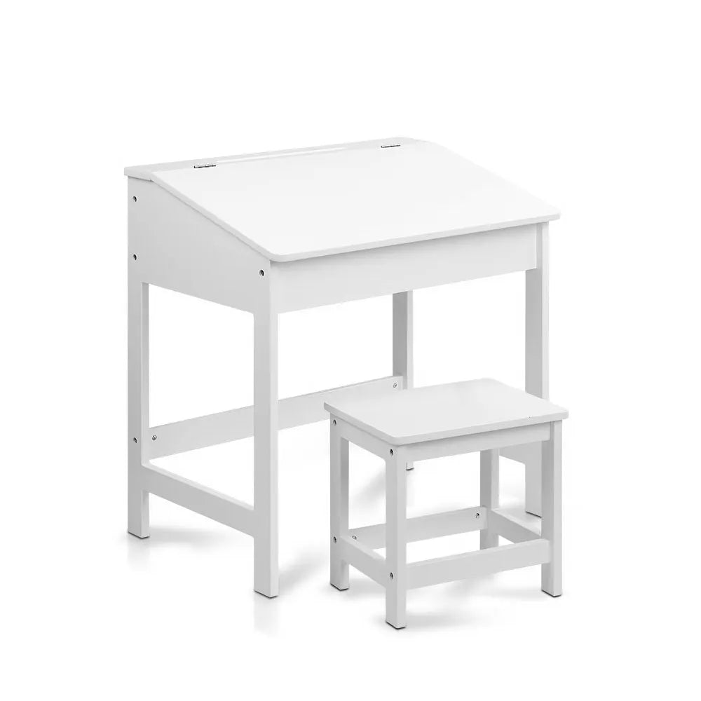 Keezi 2PCS Kids Table and Chairs Set Activity Children Playing Toys Study Desk - Image 8