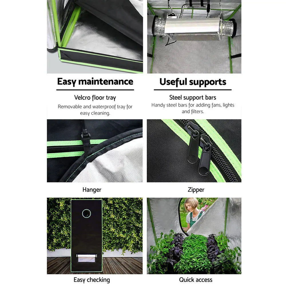 Greenfingers Grow Tent 280x140x200CM Hydroponics Kit Indoor Plant Room System - Image 6
