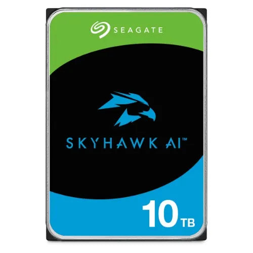 Seagate 10TB 3.5' SkyHawk Surveillance AI, 512E SATA3 6Gb/s 256MB Cache 24x7 HDD ST10000VE001 5...