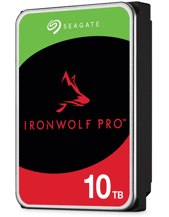 Seagate 10TB 3.5' IronWolf Pro NAS SATA Hard Drive (ST10000NT001) -5-year limited warranty -6Gb/... - Image 2