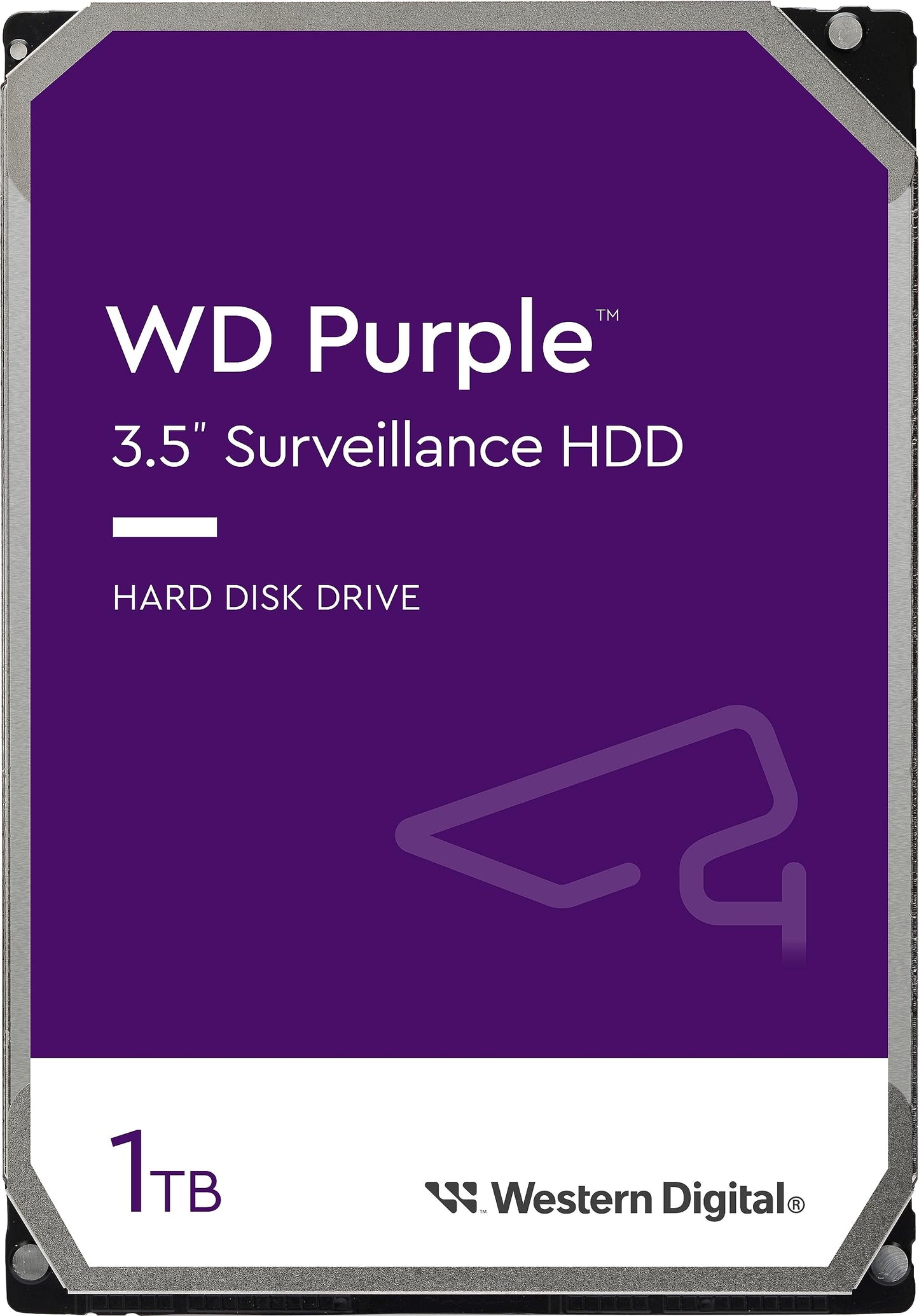 Western Digital WD11PURZ WD Purple 1TB 3.5' Surveillance HDD 5400RPM 64MB SATA3 110MB/s 3yrs lim...