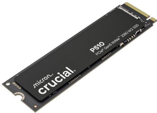 Crucial P510 2TB Gen5 2280 NVMe M.2 SSD 10,000 / 8,700 MB/s R/W 1200TBW 1.4M IOPS 1.5M hrs MTTF F... - Image 2