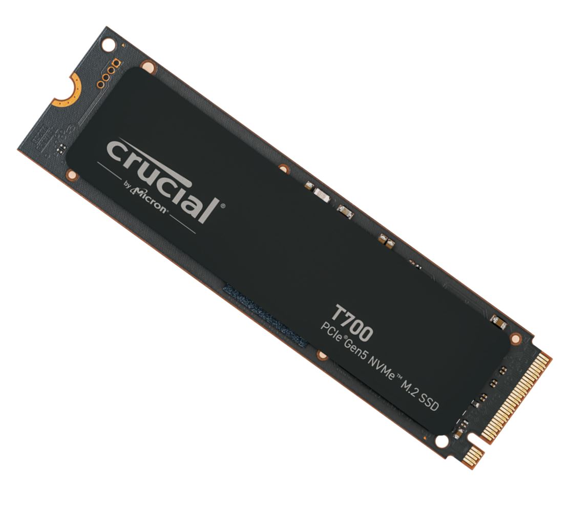 Crucial T700 2TB Gen5 NVMe SSD - 12400/11800MB/s R/W 1200TBW 1500K IOPs 1.5M hrs MTTF with Direct...