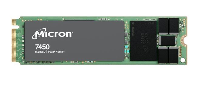 Micron 7450 Pro 480GB Gen4 NVMe Enterprise SSD 2280 M.2 5000/700 MB/s R/W 280K/40K IOPS 800TBW 1D...