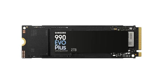 Samsung 990 EVO Plus 2TB PCIe Gen5 NVMe SSD 7250MB/s 6300MB/s R/W 1000K/1350K IOPS 1200TBW 1.5M h...