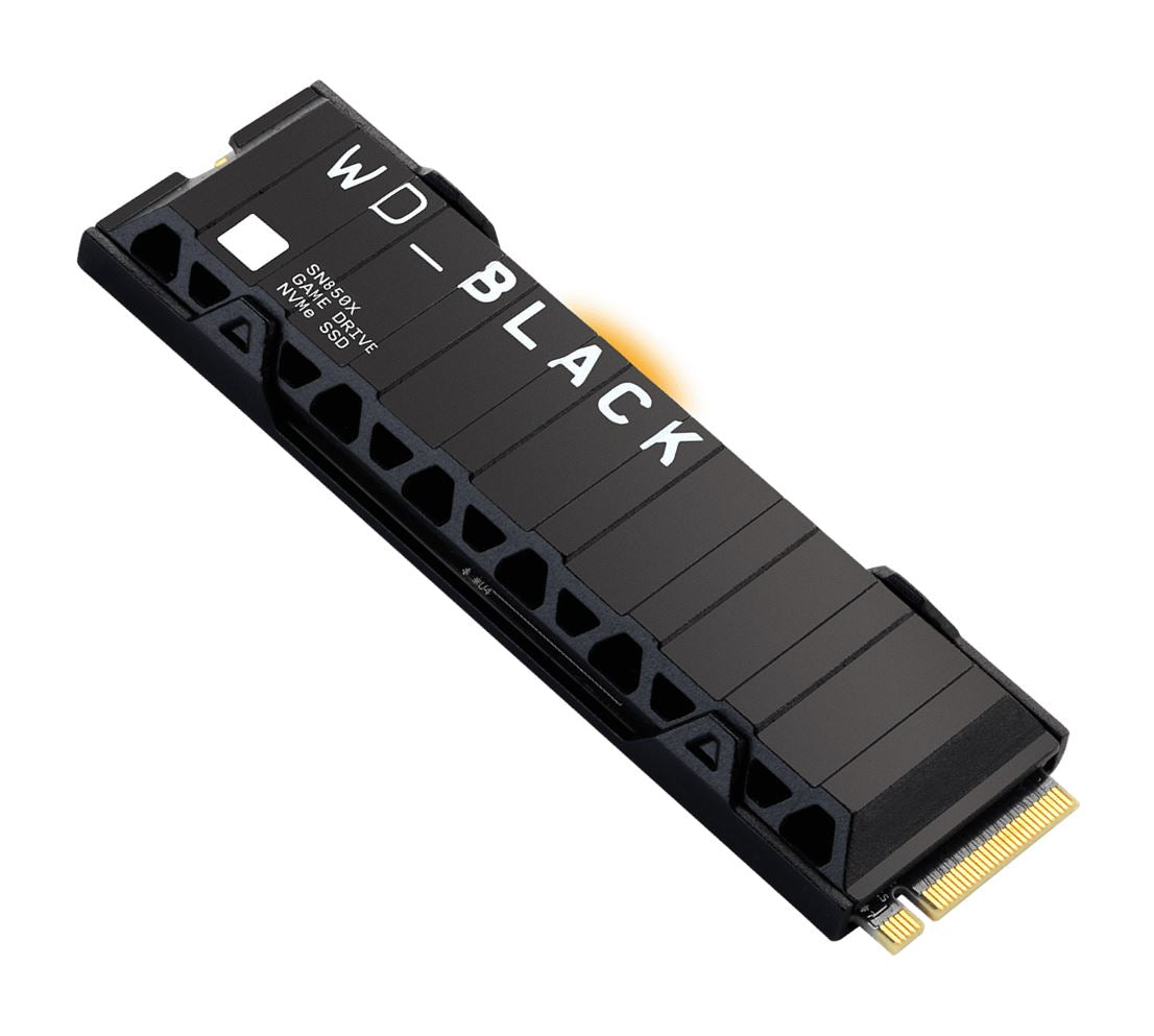 Western Digital WD Black SN850X 2TB Gen4 NVMe SSD Heatsink for PS5 - 7300MB/s 6600MB/s R/W 1200TB...