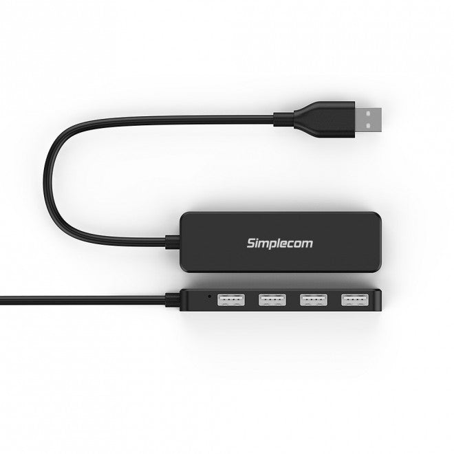 Simplecom CH241 Hi-Speed 4 Port Ultra Compact USB 2.0 Hub - USB, Bluetooth IEEE - Image 3