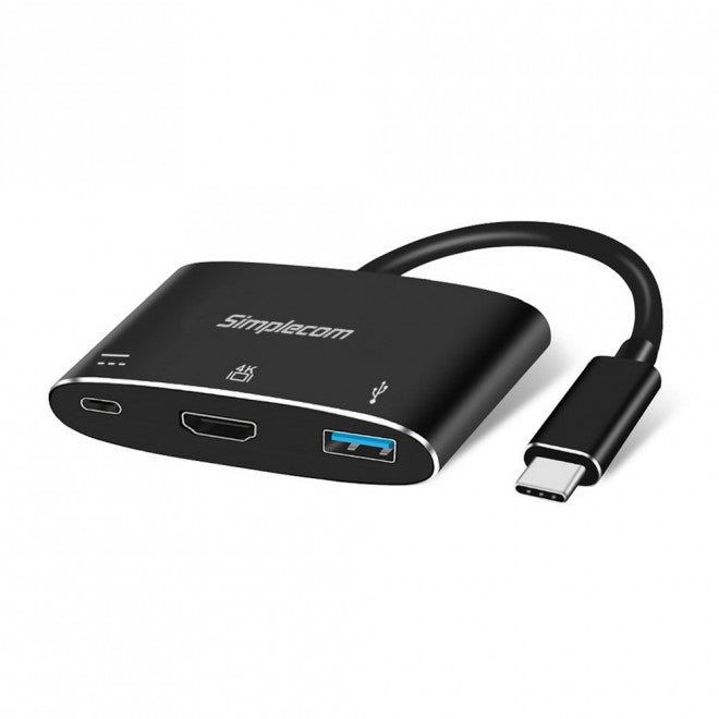 (LS)Simplecom DA310 USB 3.1 Type C to HDMI USB 3.0 Adapter with PD Charging (Support DP Alt Mode...