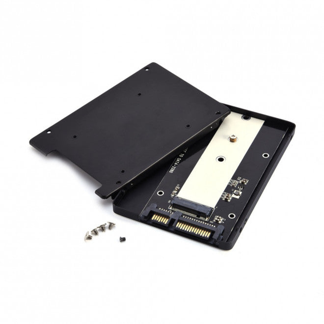 Simplecom SA102 NGFF M.2 (B Key) to 7mm 2.5' SATA Converter Enclosure Aluminium