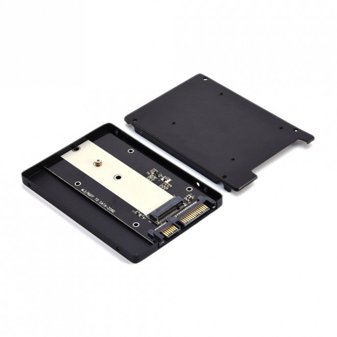 Simplecom SA102 NGFF M.2 (B Key) to 7mm 2.5' SATA Converter Enclosure Aluminium