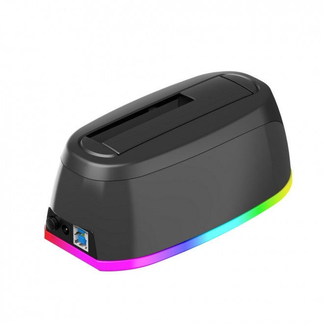 (LS)Simplecom SD336 USB 3.0 Docking Station for 2.5' and 3.5' SATA Drive with RGB Lighting