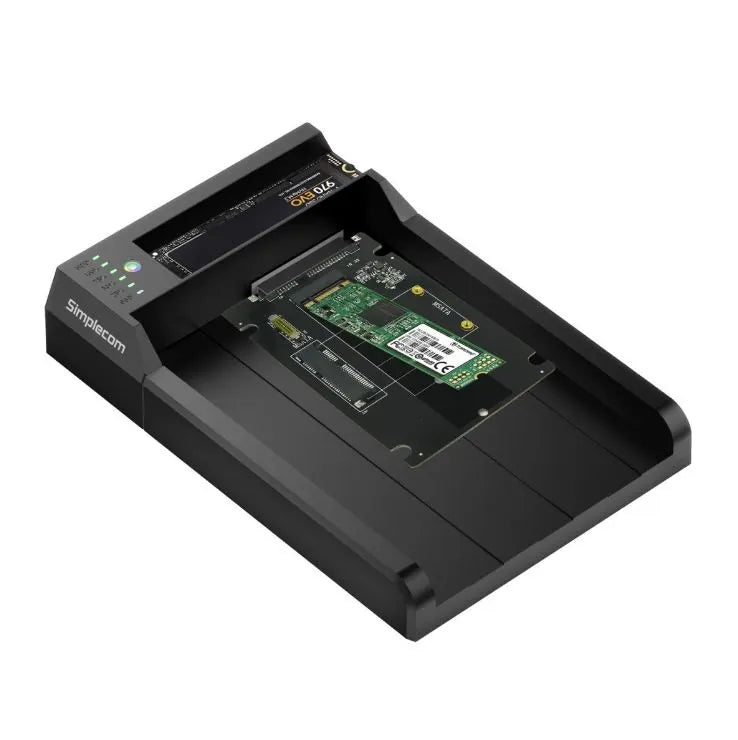 Simplecom SD570 NVMe M.2 + SATA HDD and SSD Dual Bay Docking Station USB 3.2 Gen 2 10Gbps Offline... - Image 4