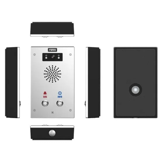 Fanvil I16SV02P Outdoor Video SIP Intercom Water dust proof SIP Intercom IP65 (2 button), Built... - Image 4