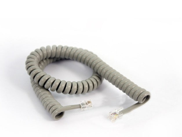 Fanvil curly cord for V67/V65 series headset, curve,gray - VOIP Phones
