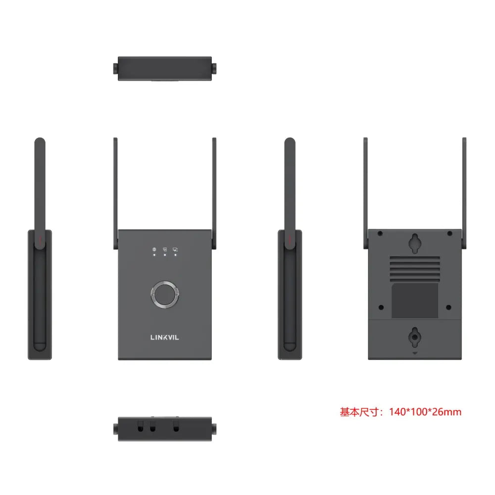 Fanvil Linkvil W710D DECT IP Base Station, Up to 10 simultaneous calls, Up to 10 Handsets, Up to... - Image 2