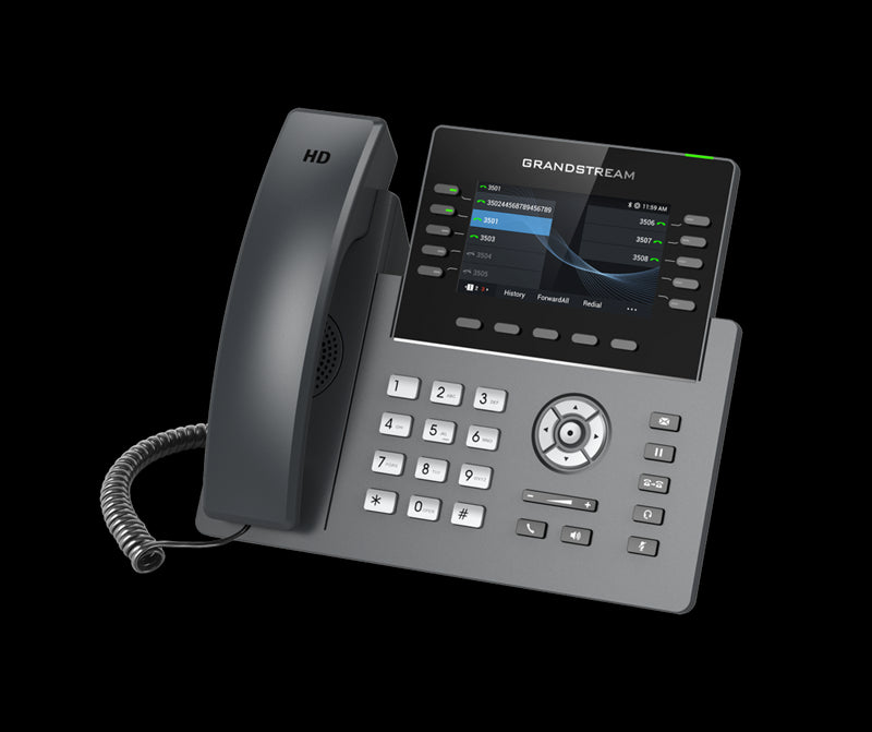 Grandstream GRP2615 10 Line IP Phone, 16 SIP Accounts, 480x272 Colour Screen, HD Audio, Powerable... - Image 2