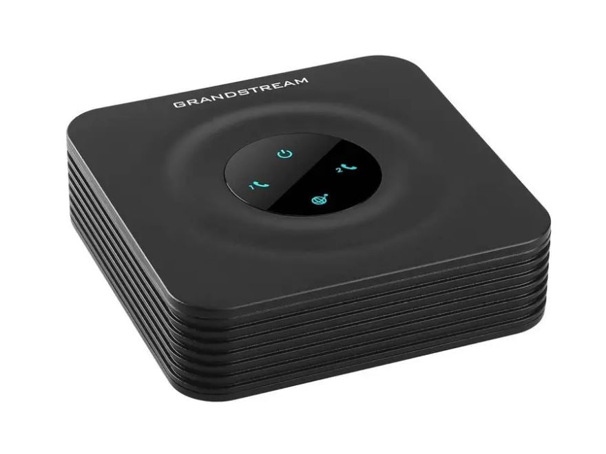 *LS* Grandstream HT802 2 Port FXS analog telephone adapter ( ATA ), Supports 2 SIP profiles through 2 FXS ports and a single 10/100Mbps port.