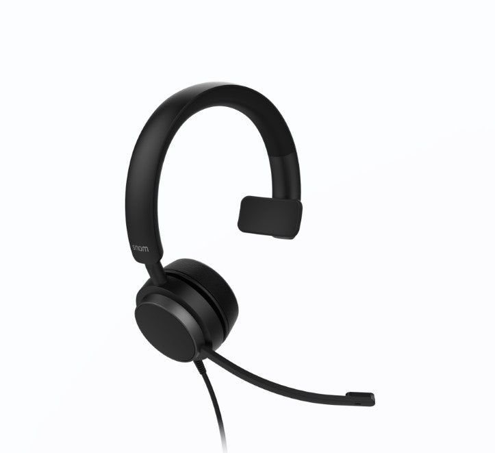 SNOM A310M Headset, Wired Mono, Full band audio, High wearing comfort, Lightweight construction I...