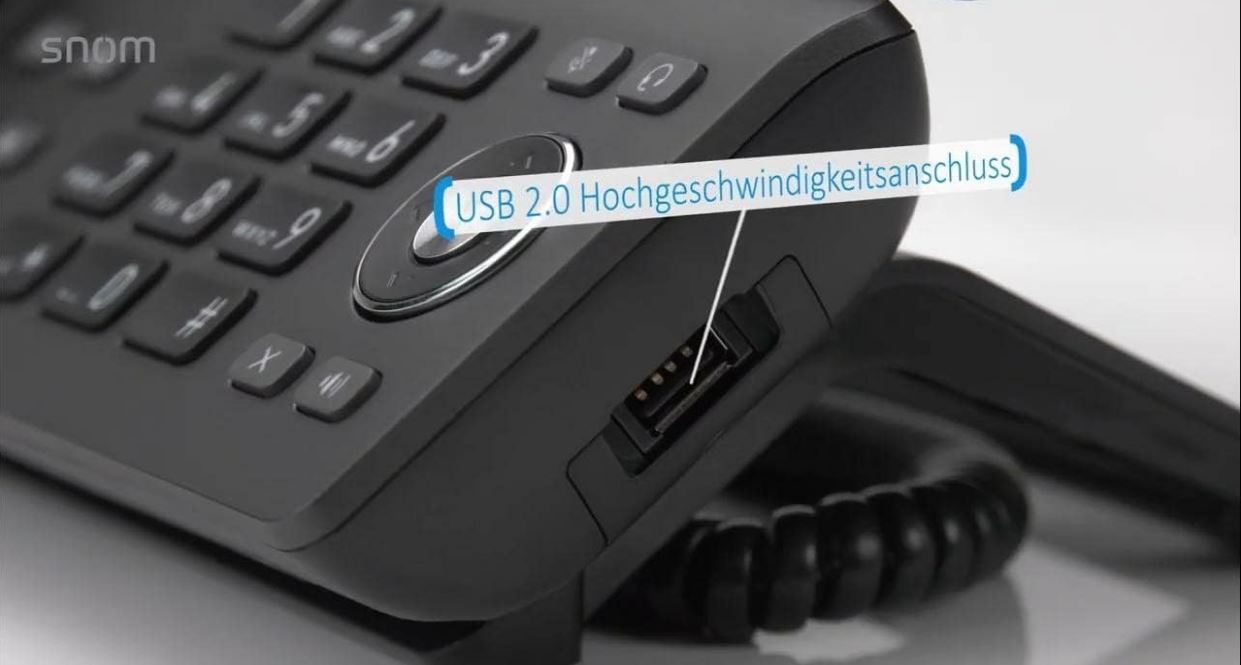 SNOM D862, Large tilting 5 inch IPS colour display, High speed USB 2.0 connection, 8 programmable... - Image 4