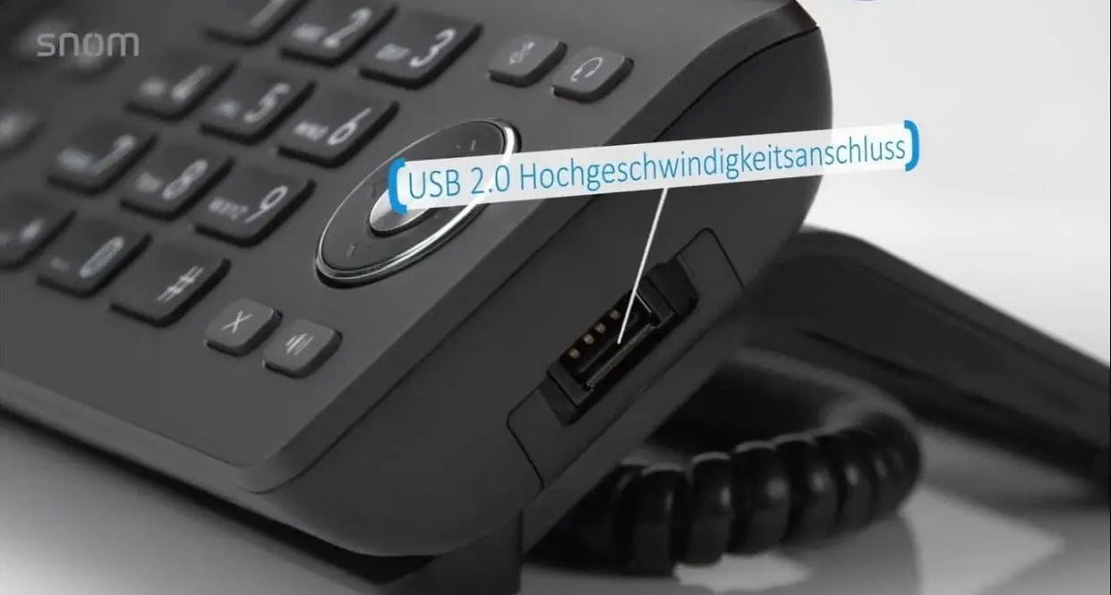 SNOM D862, Large tilting 5 inch IPS colour display, High speed USB 2.0 connection, 8 programmable... - Image 4