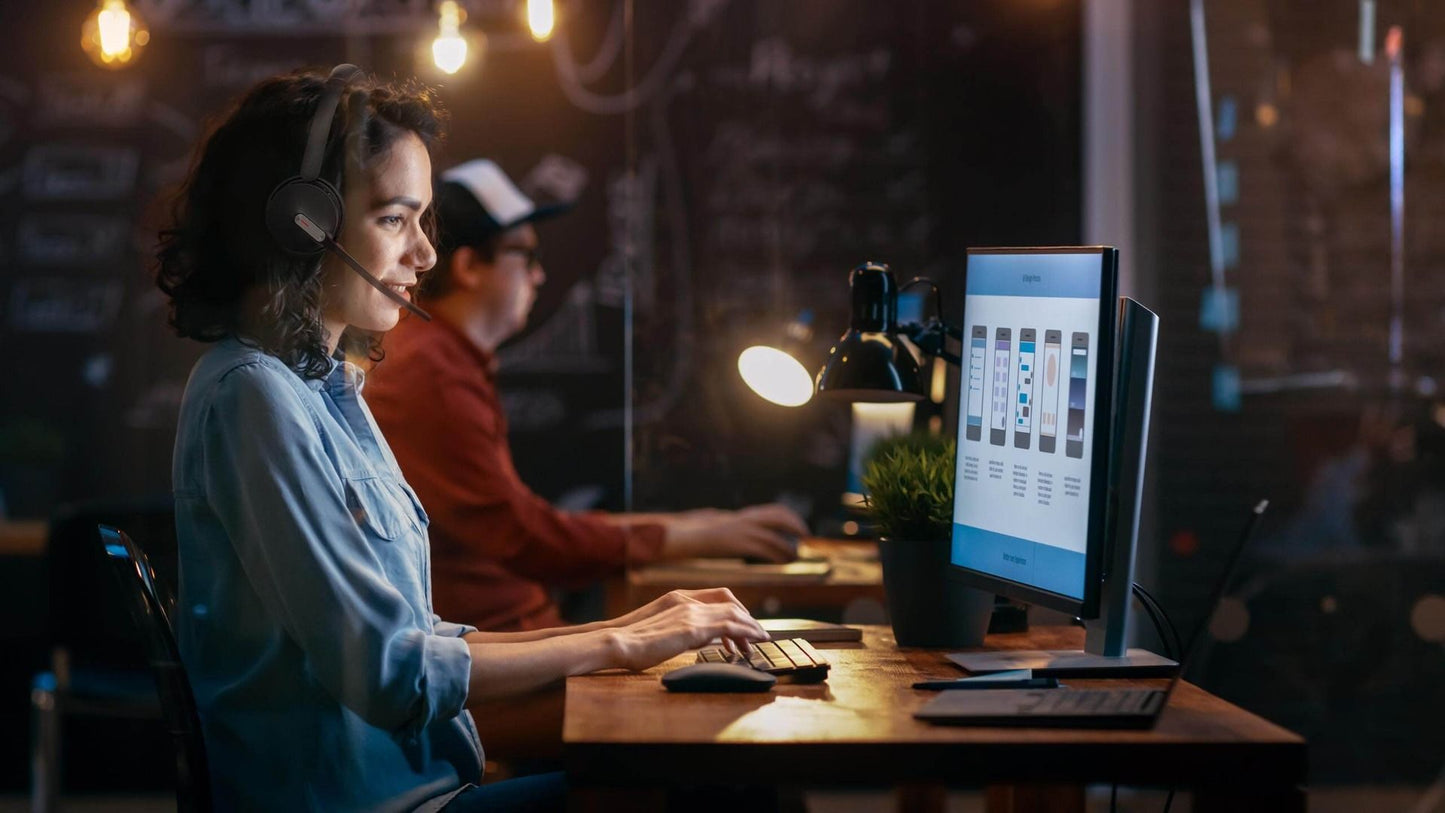 Yealink BH70 Bluetooth Wireless Mono Headset UC, 3 mic noise cancellation Talk time up to 35h BT5... - Image 4