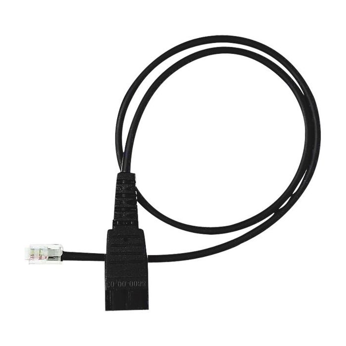 Yealink QD-RJ9-CORD, QD to RJ Cord for YHS36/YHS34/YHS34 Lite, Quick Disconnect (QD) to RJ9 conv...