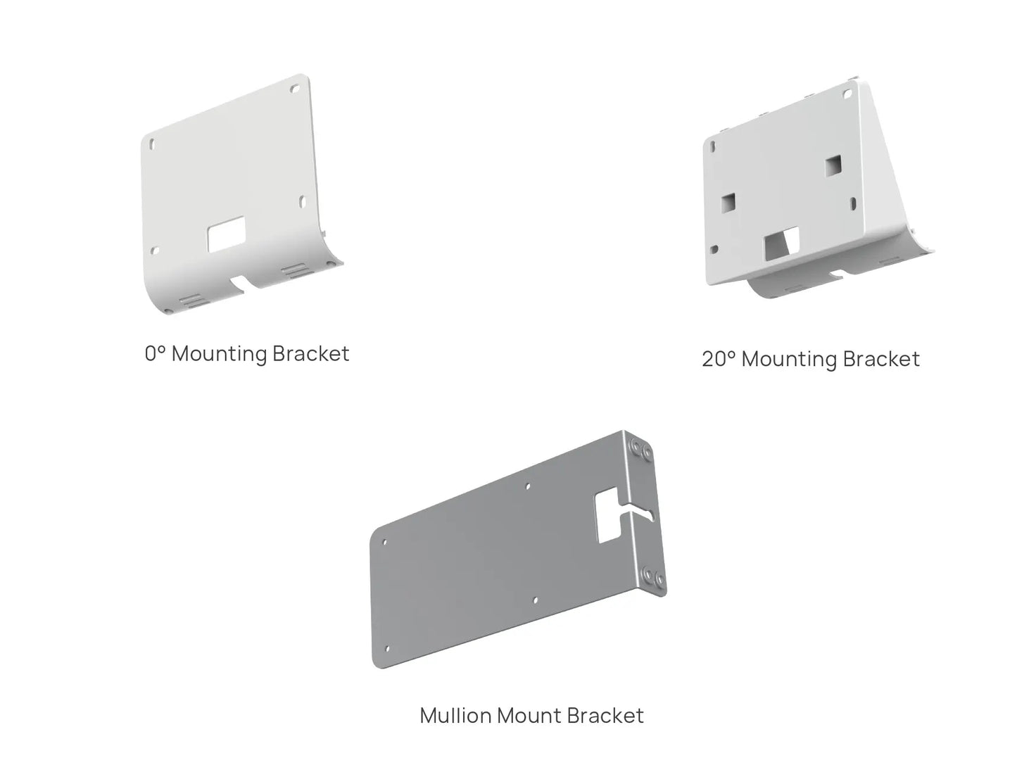 Yealink RoomPanel Plus Mount Kits, Device Compatibility RoomPanel Plus, 0° Mounting Bracket, 20°...