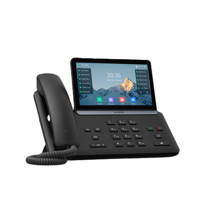 Yealink SIP-T87W IP Phone, 7' Touchscreen, 16 SIP Accounts, HD Voice, Bluetooth 5.0, Wi-Fi 6, Dua... - Image 2