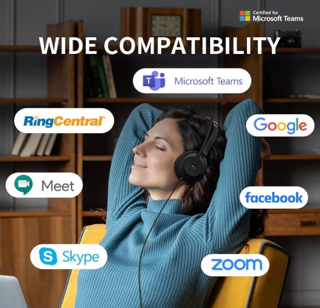 Yealink UH37 Microsoft Teams Certified USB Wired Headset, Mono, USB-C, 35mm Speaker, Busylight, L... - Image 4