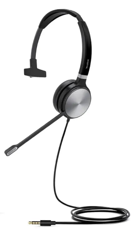 Yealink UHM361 Premium Wideband 3.5mm Mono Headset, For Yealink IP Phones, Controller Not Include...