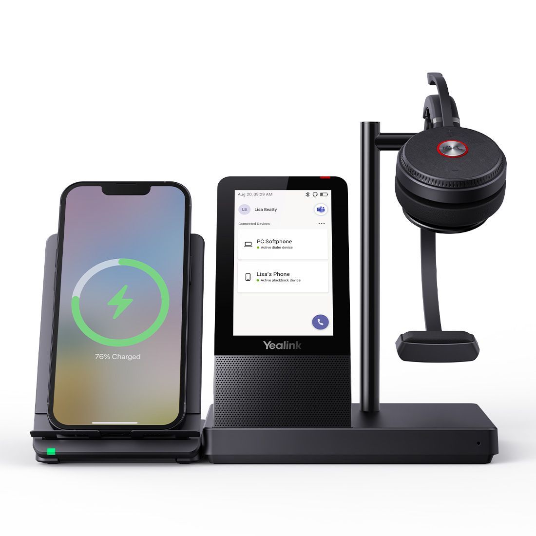 Yealink WH66 Mono Teams DECT Wireless Headset, UC Workstation, HD Voice, 2-Mic Noise Cancellation... - Image 3