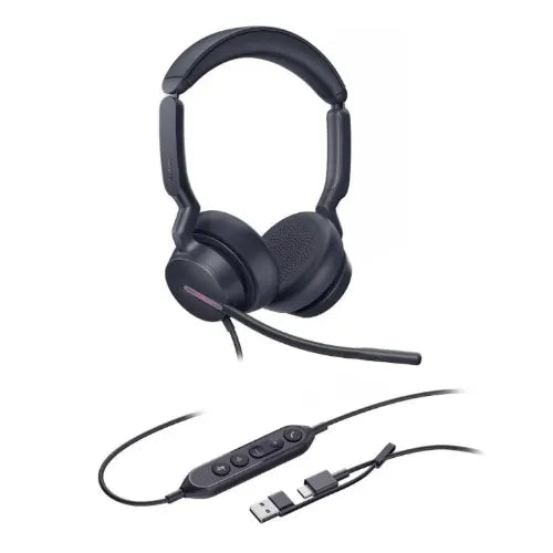 Yealink YHS36 E2 Dual, wired binaural, plug-and-play RJ9 connectivity, wideband HD audio, noise-c... - Image 2
