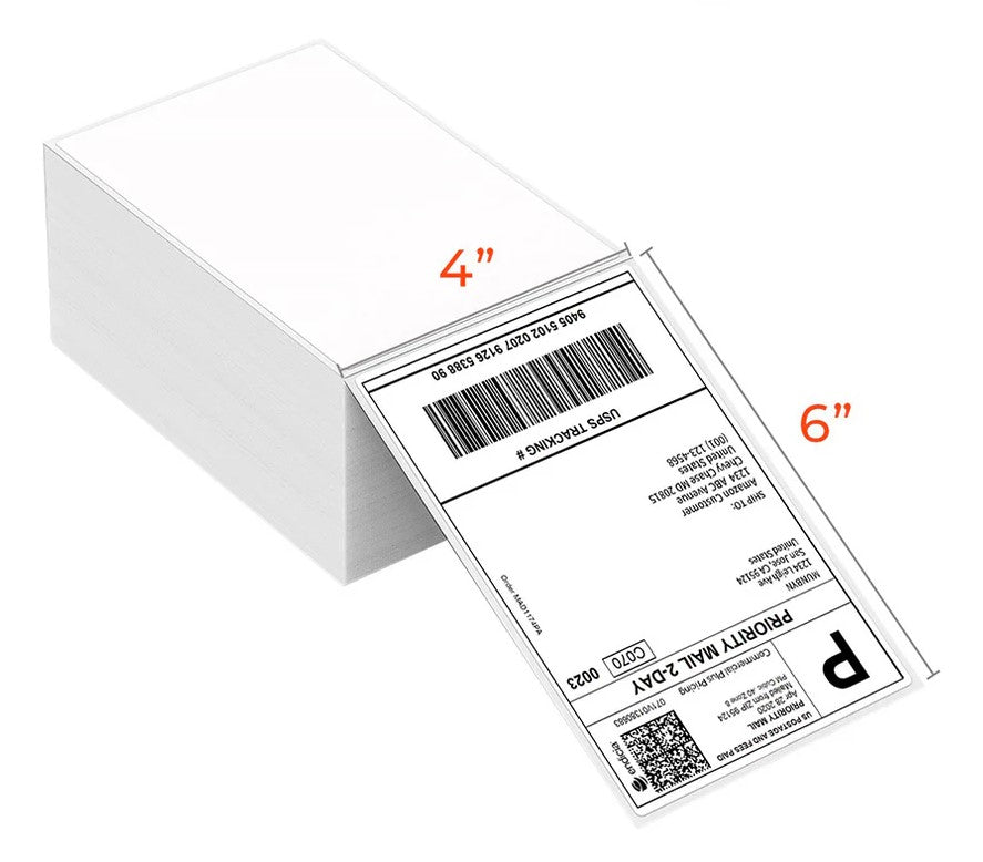 MUNBYN 1 ROLL 500 SHEETS 6"X4" LABELS - Consumables