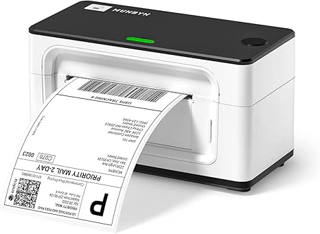 MUNBYN ITPP941BP 4" DT BT 300 DPI LABEL PTR WHITE - Label Printers