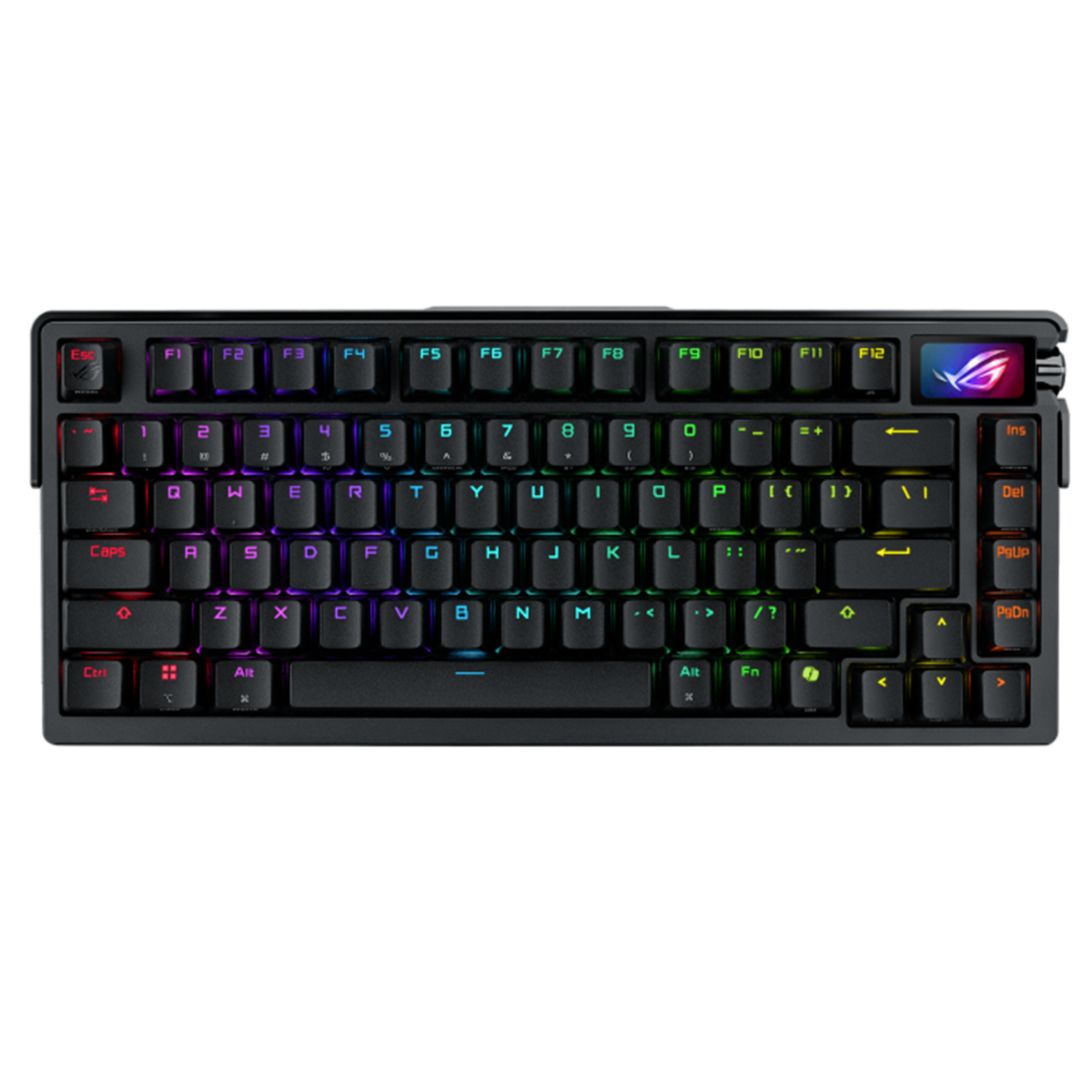 ASUS ROG Azoth Extreme Snow SWITCH, ROG NX Mechanical, Full-Color OLED Touchscreen, 8000Hz with R... - Image 2