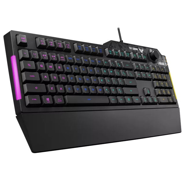 ASUS RA04 TUF GAMING K1 RGB Keyboard, Volume Knob, 19 Key Rollover, Spill Resistance, Programmabl... - Image 3
