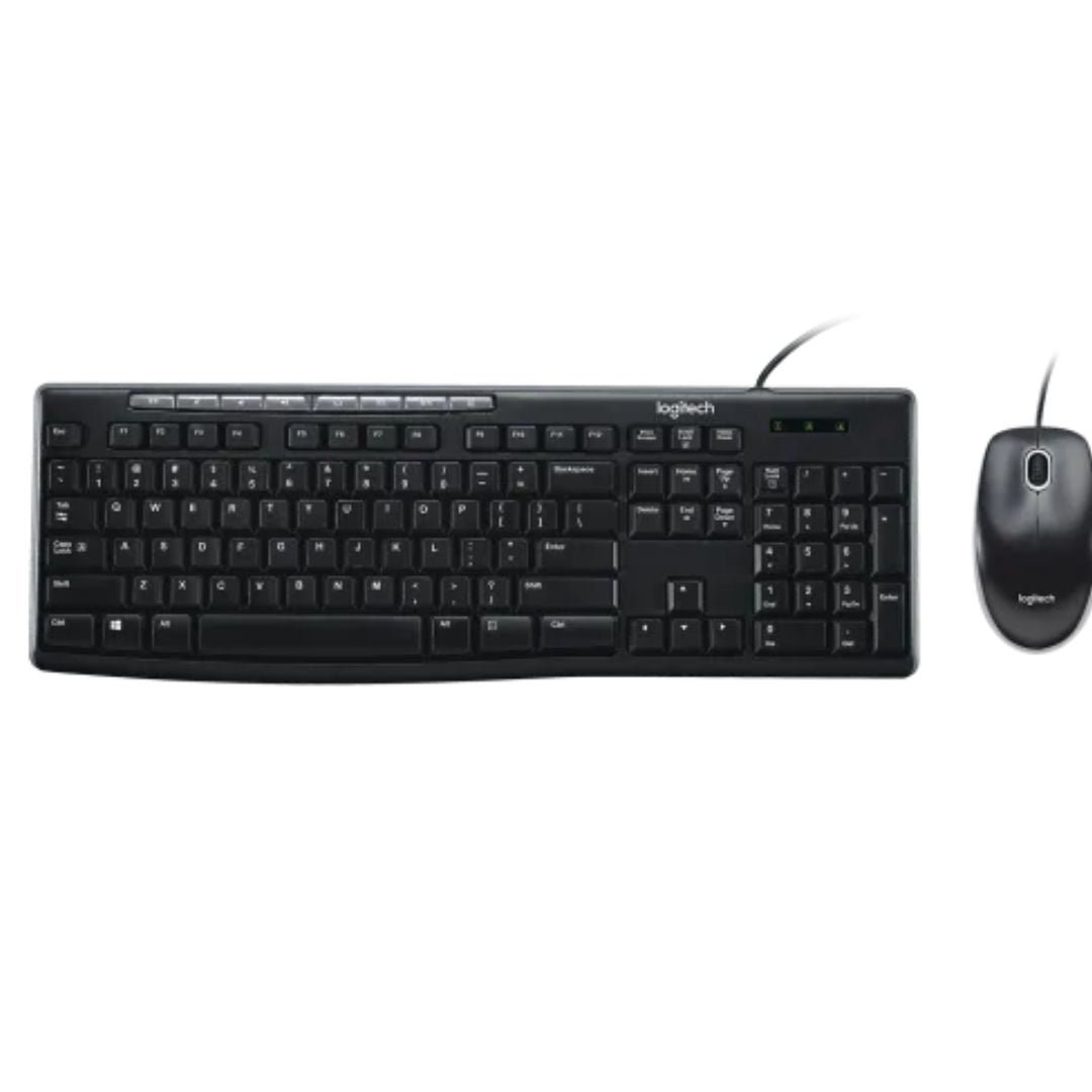 Logitech MK200 USB Media Keyboard and Mouse Combo - 1000dpi USB Full-size Keyboard, Thin profile,... - Image 2