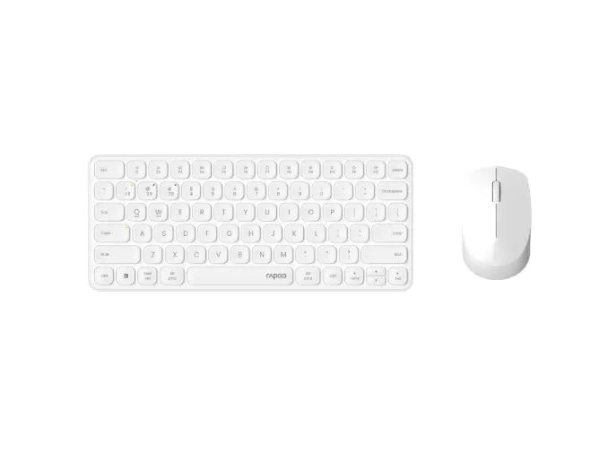 RAPOO X9010M Multi-mode Aluminium Base, Wireless Ultra-slim Combo Set, up to 12 Months Battery, B...