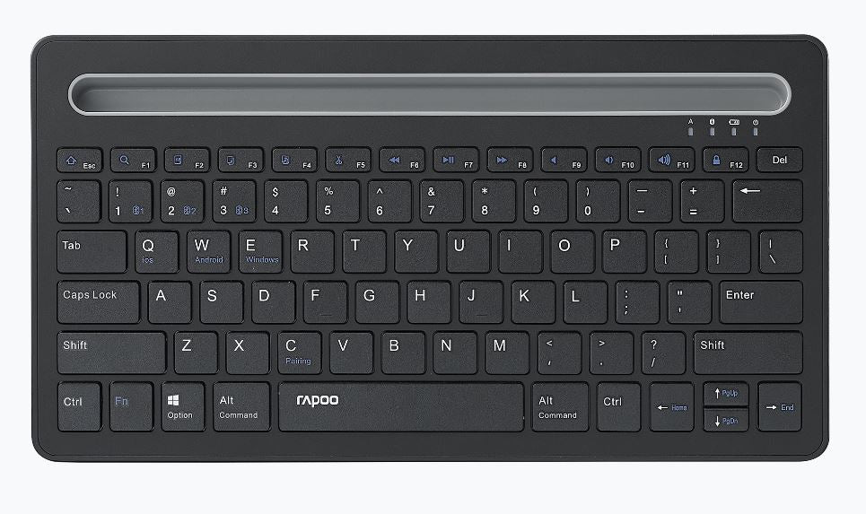 RAPOO XK100 Bluetooth Wireless Keyboard - Switch Between Multiple Devices, Computer, Compact and...