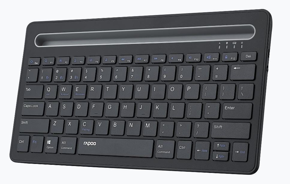 RAPOO XK100 Bluetooth Wireless Keyboard - Switch Between Multiple Devices, Computer, Compact and... - Image 2